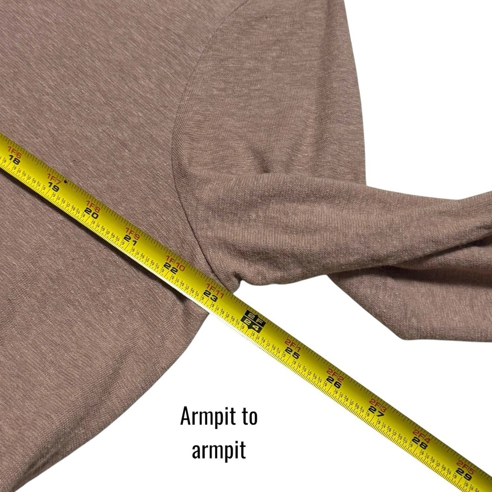 J. Jill Pure Jill Hemp Organic Cotton Longline Duster Tan Cardigan Capsule XL - Picture 10 of 11